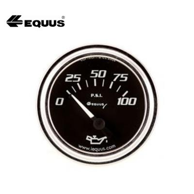 China EQUUS 0-100 PSI / 0 kPa -70 52mm Oil Pressure Gauges For Most Popular Vehicles 657 514 for sale