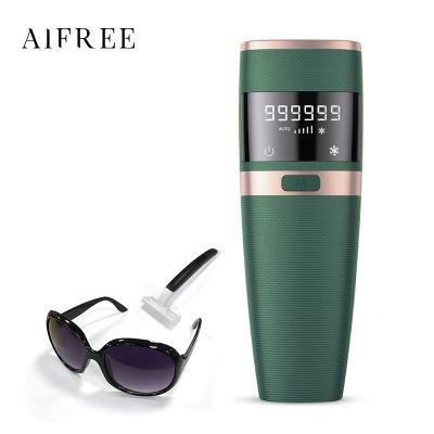 China 2022 Household Hot SellingPainless Package Include Portable Glass Shaver IPL Laser Hair Removal With Ice Cooling for sale