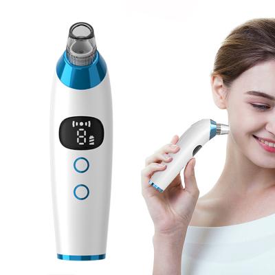 China Best Selling High Quality Five Head 2021 Black Head Removal Suction Head Plug And Cold Blackhead Remover Vacuum Stainless for sale