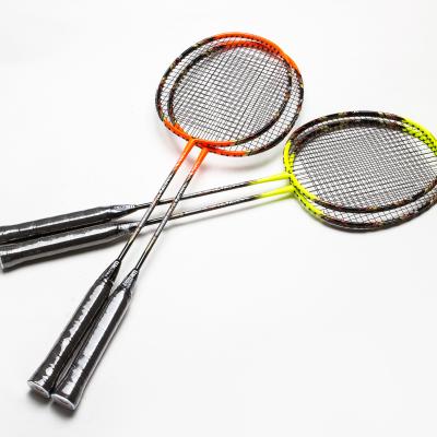 China Eastic & 2018 durable cheap aluminum badminton racket for wholesale with bag for sale