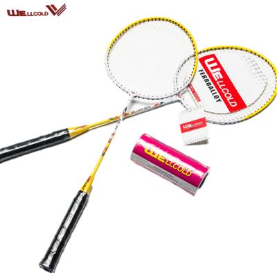 China Eastic & Durable factory led high quality steel badminton racket for hot sale for sale