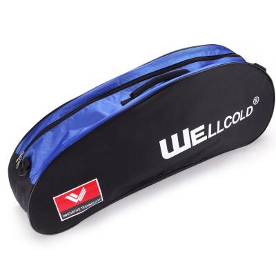 China OEM Reusable Custom Fabric 420D Sports Tennis Racket Badminton Racket Portable Bag for sale