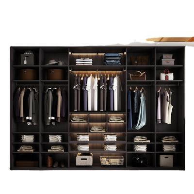 China 2021 New Popular Modern Adjustable Wooden Bedroom Wardrobe Storage Closet Large(Size) for sale