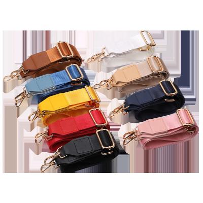 China Metal Cotton Polyester Leather Shoulder Bag Nylon Strap Woven Cross - Body Purse Straps for sale