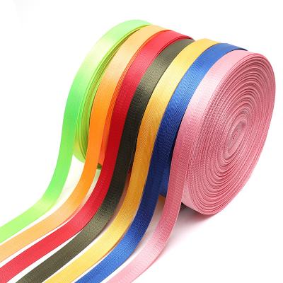 China Other 20/25/38/50mm Width Custom Webbing Ties Nylon Belt Twill Herringbone Ribbon for sale