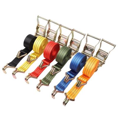 China Polyester Winnerlifting Ratchet Tie Down Cargo Straps Ratchet Tie Down 38mm for sale