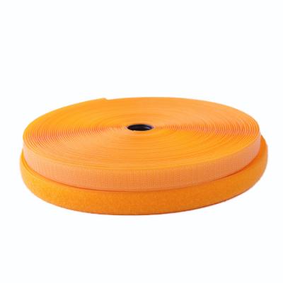 China ABC Factory Custom 20mm 25mm 38mm 50mm Self Adhesive 100mm Custom Adhesive Tie Back Back To Back Polyester Hook And Loop Nylon Bellies for sale