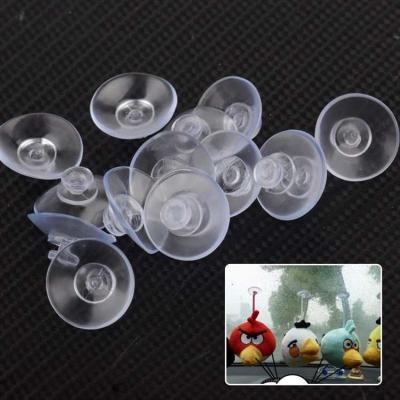 China ABS PVC Silicone Plastic Small Mini Custom Size Strong Transparent Suction Cup For Wall Bathroom Glass for sale