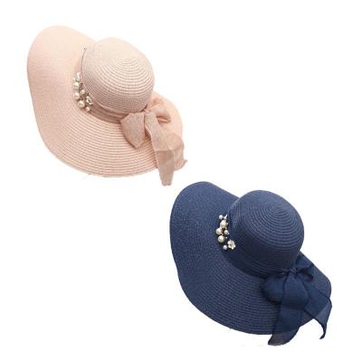 China High Quality Outdoor Breathable Comfortable Cute Flower Beach Hat Sunscreen Summer Sun Protection Fashion Female Top Hat for sale