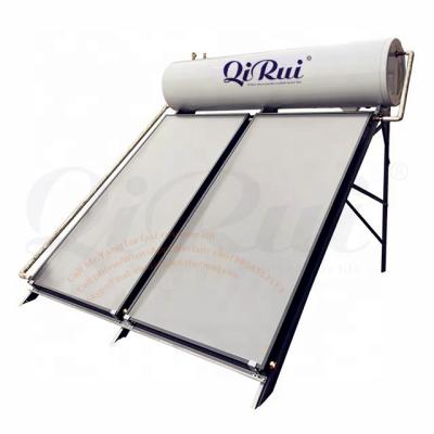 China 100L 200L 300L Flat Plate Outdoor High Pressure Solar Water Heater for sale