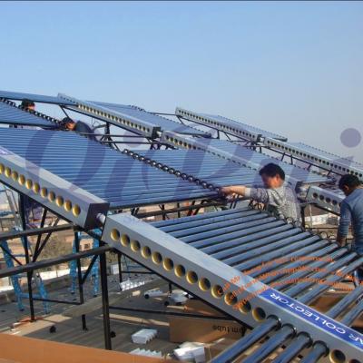 China High efficiency hotel/hospital/laundry solar thermal solar thermal piscina de calentador de agua Para de panel de solares e-tube de termas for sale