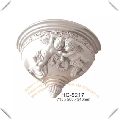 China China Polyurethane PU Decorative Ceiling Cornice Fireplace Braces Surface Nicbes Ceiling Mounted Decoration HG-5217 for sale