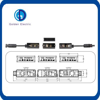 China Corrosion Resistant Solar Module Junction Box GD-PV-CQ112 For Long Lasting Protection for sale