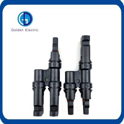 China US 0,8/Piece Nominale Spanning 600V UL Mc4 Solar Connector 2 in 1 Branch Multiple PV Connector Te koop