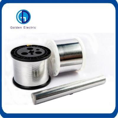 China Silver Plated Solar Tabbing Wire 99.95% Copper Content With High Precision for sale