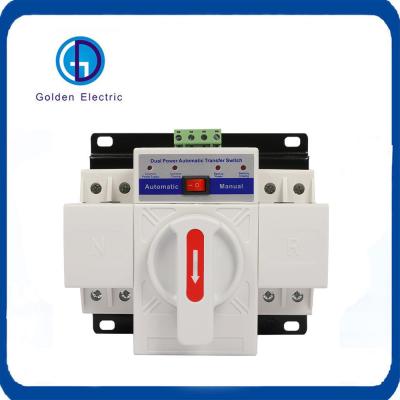 China ATS 63A 2P Interruptor de cambio manual para el sistema de doble generador de energía en venta