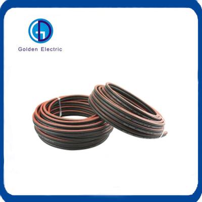 China Round Tinned PV Cable 6mm2 1000V DC Twin Core Rianproof For Solar PV System for sale