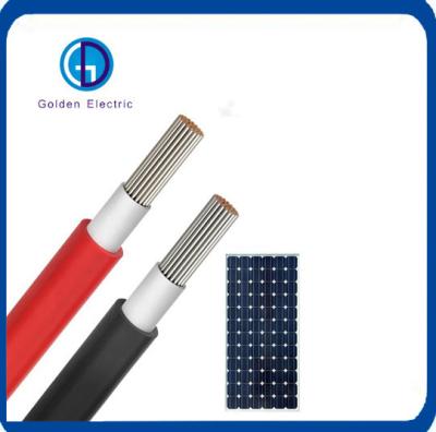 China TUV-goedkeuring 4mm2 PV-kabel van geblokkeerd koper met lage spanning voor zonnepanelen Te koop