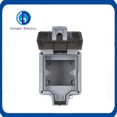 China 10A Rated Waterproof Outdoor Enclosure for Smart Electrical Switch Socket Plastic Box for sale