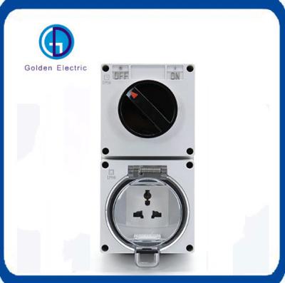 China Customization Multi Function Socket Series IP66 16A 250V Waterproof Socket and Switch for sale