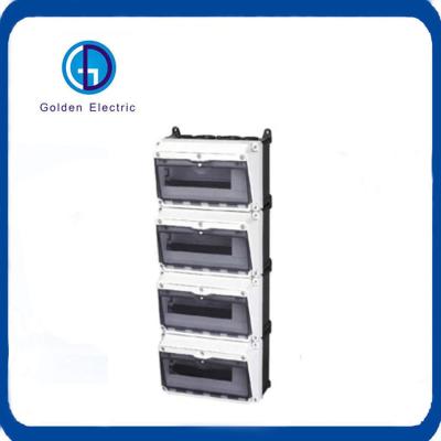 China 12 Ways MCB Plastic Distribution Box Electrical Steel Sheet Distribution Box for sale