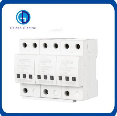 China 40ka 1000VDC Electronic SPD Surge Protection Device T1 Type For PV System for sale