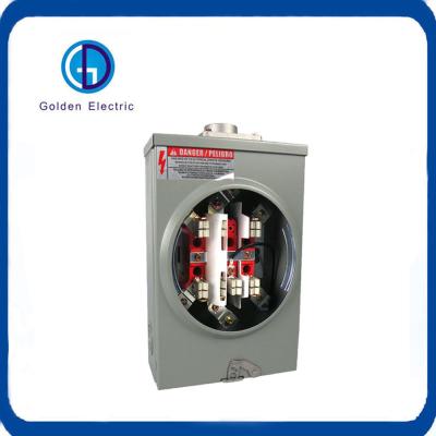 China 600V AC 3 fases eléctricas 125AMP Contador de base del contador de anillo Tipo del contador de energía en venta