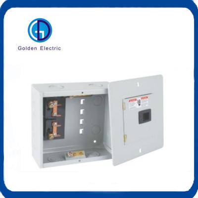 China 100A Economy Electrical Panel Distribution Board 4way 6way 8way 12way Single Phase Customized Load Center for sale