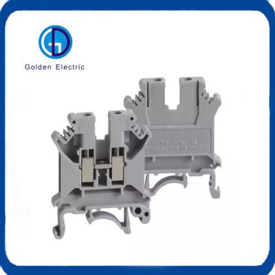 Chine UK5n Screw DIN Rail Terminal Block Terminals de câblage pour la personnalisation des boîtes de distribution à vendre