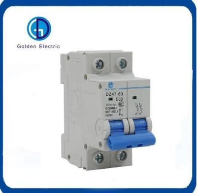 China OVP 16A-63A 1p2p3p4p MCB Miniature Circuit Breaker for AC 230/400V Electrical Circuit for sale