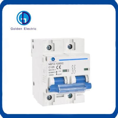 China 125AMP 4p Ue DC Smart Circuit Breaker Nennbetriebsspannung für Photovoltaik-System zu verkaufen