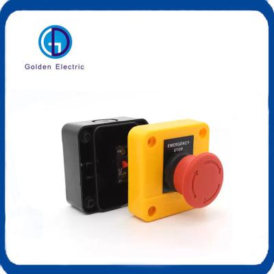 China Waterproof E-Stop Switch No Nc Button Switch Box Enclosure Operation Type Emergency Stop for sale