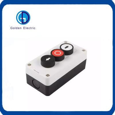 China Waterproof Flush 3 Spring Return Button Control Box Push Button Station Control Switch Box for sale