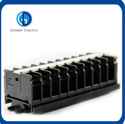 China 600V DIN Rail Mount Screw Fixed Combined Terminal Block for Environmental Protection for sale