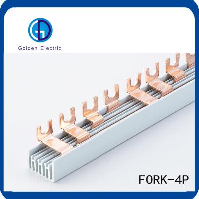 China MCB Copper Busbar Terminal Block Connector with U or Fork Type and ISO9001 Certification for sale