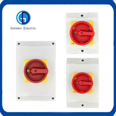 China 10A-150A 230V/440V AC Load Waterproof Isolating Switches Switch elétrico rotativo isolador à venda