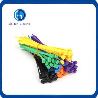 China 3.6mm Multi Color Nylon Cable Tie Erosion Resistant voor snel kabelbeheer Te koop