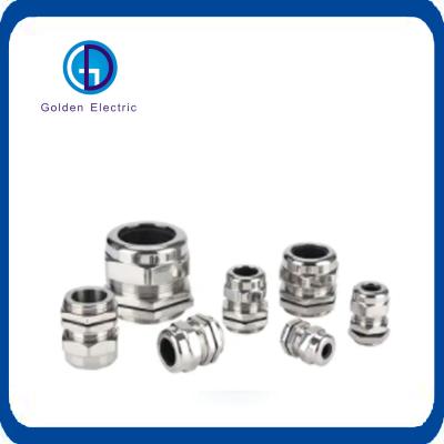 China Nickel Plated M100 IP68 Brass Cable Gland Explosion Proof With High Flexibility for sale