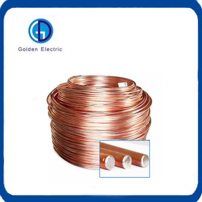 China Stranded Conductor Copper Plated Steel Core Copper Clad Steel Wire Ground Round Cable for sale