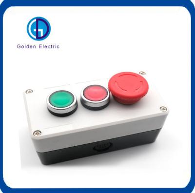 China Yueqing Bx3 Plastic Push Button Switch Box 22mm For Machinery Emergency Stop for sale