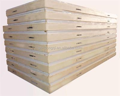 China Cold Room Metal Polyurethane Foam Sandwich Panel With Changzhou Cam Lock for sale