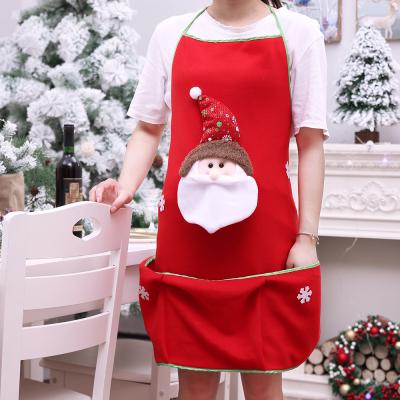 China Sexy Christmas Style Christmas Apron Fancy Novelty Party Christmas Decoration Apron For Women for sale