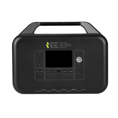 China Power Station Singo600 672Wh LiFePO4 Wireless Charging Battery 110 AC 220V Portable Backup Outlet Solar Generator For Outdoor Camping Hunting Travel for sale