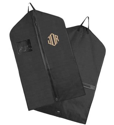 China Custom Non Woven Eco Friendly Storage Suit Cover Bag Garment Bag With Logo for sale