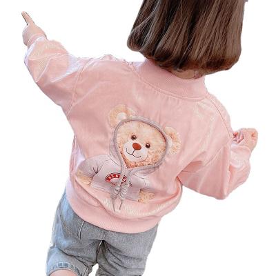 China Fashionable2021Autumn coat new children's spring child jacket baby baseball uniform viable girls and autumn princess for sale