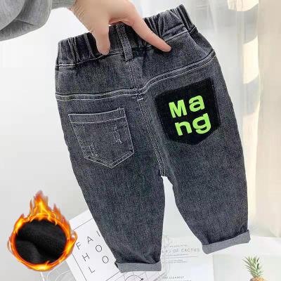 China Wholesale High Quality Activity Anti-pilling Plus Velvet Comfy Boys Sweat Cargo Pants For Boys for sale