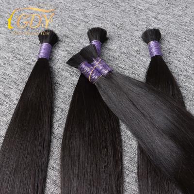 China #1b Natural Color Silky Straight Full Cuticle Aligned Healthy 100% Virgin Hair Loose End Hair For Black Women for sale