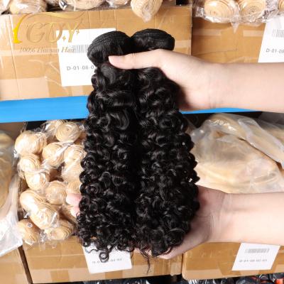 China Deep Curly Fast Shipping Virgin Soft Top Raw Hair Bundles Natural Color 1B Deep Curly 16inch Virgin Cuticle Aligned Bundles GDYhair Black for sale