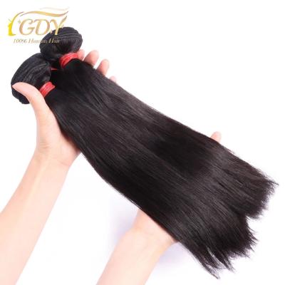 China Large 20inch Silky Straight Current Hair Bundles Raw Natural Silky Straight Wave GDY Hair Peruvian Hair Bundles Wholesale Price 1B Good Quality for sale