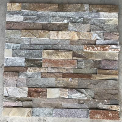 China Modern Exterior Wall Veneer Slate Stone Panels Natural Slate Culture Stone for sale